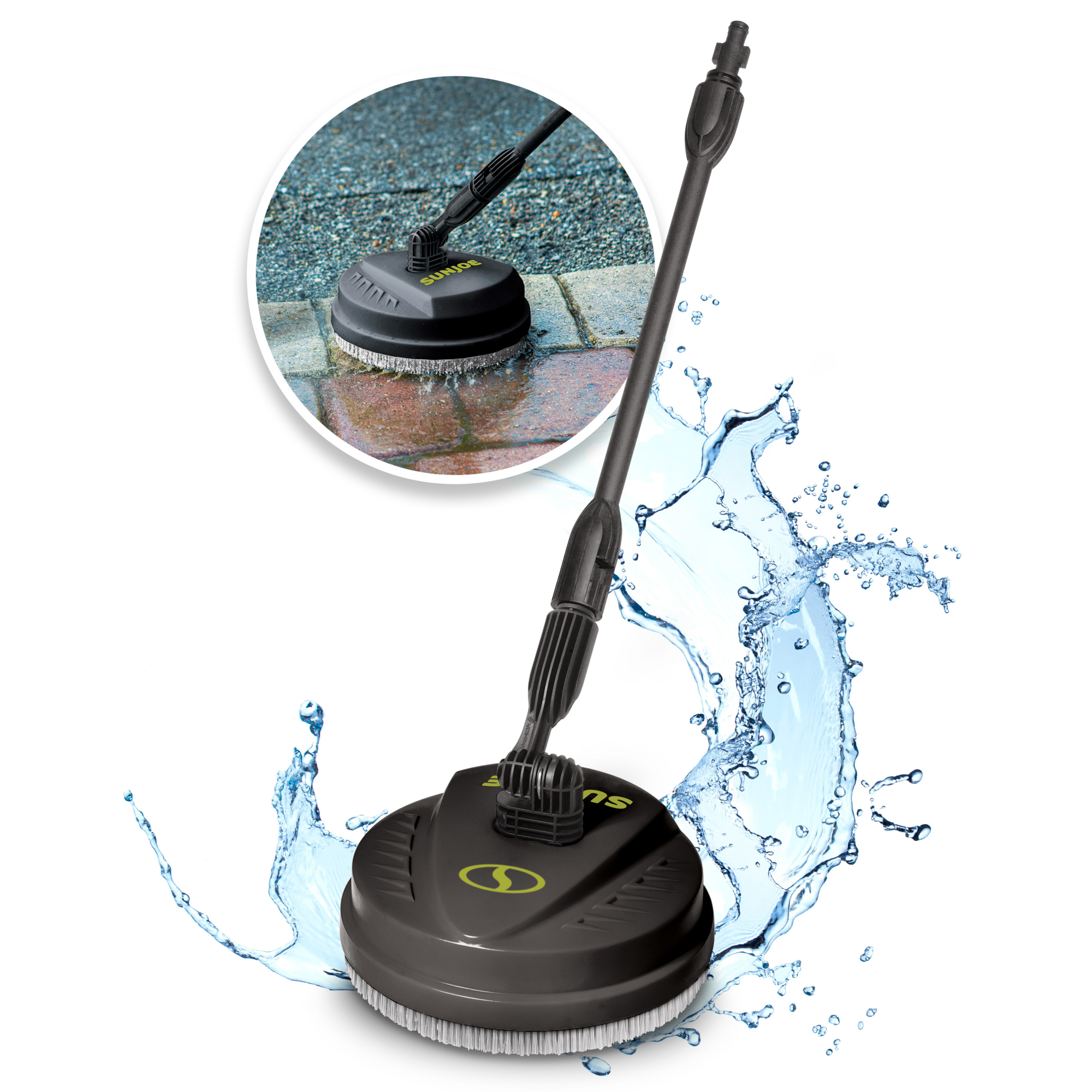 Sun Joe Multi-Surface Deck + Patio Cleaning Attachment for SPX Series Pressure Washers | 10-inch